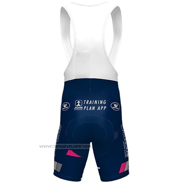 2021 Maillot Cyclisme SEG Racing Academy Fonce Bleu Fuchsia Manches Courtes et Cuissard